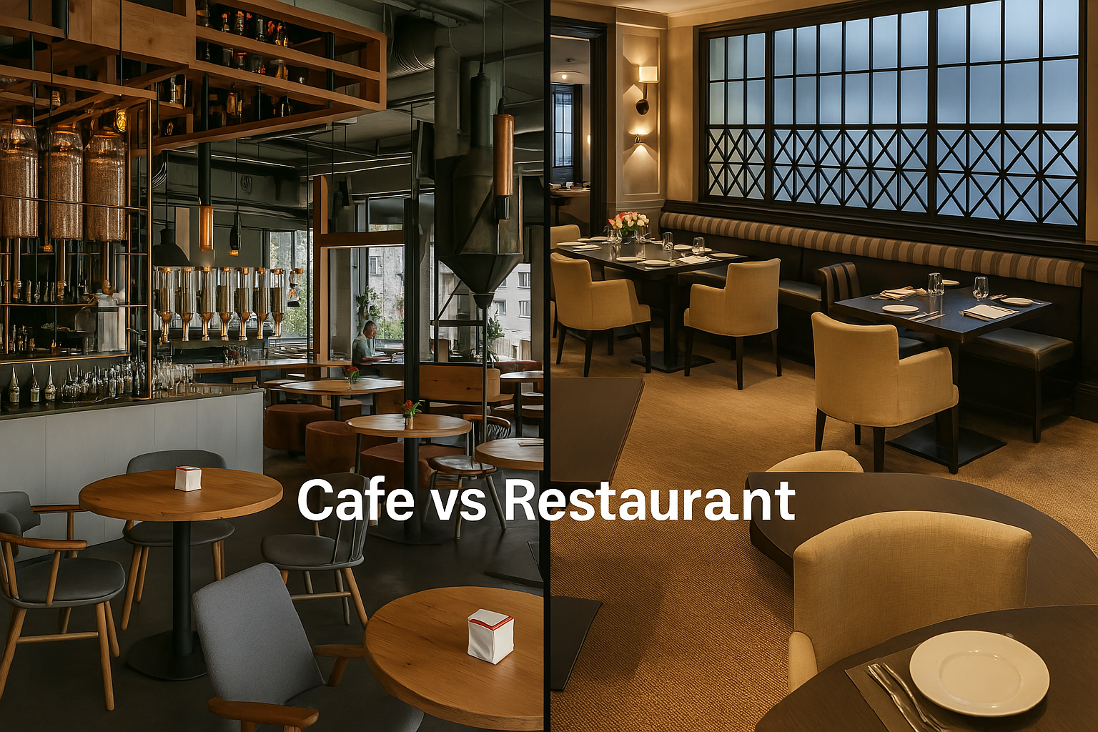 Cafe vs Restaurant