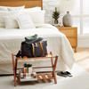 Commercial Hotel Guest Room Save Space Folding Luggage Rack for Hotel Bedroom
