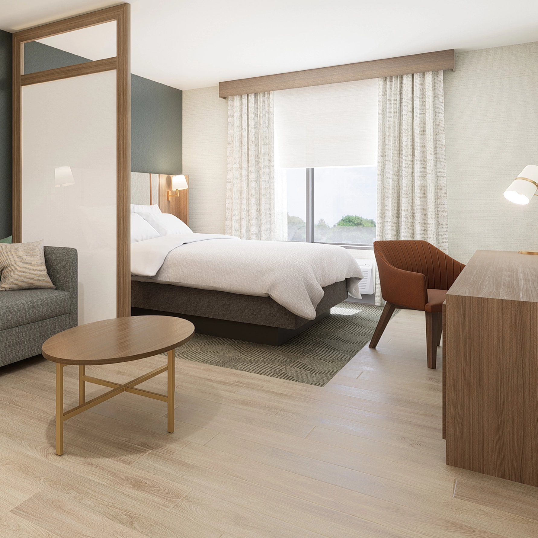 Luxury Villa Apartment Hotel Furniture Double Bed Queen King Size Bed Bedroom Set Hotel Bed