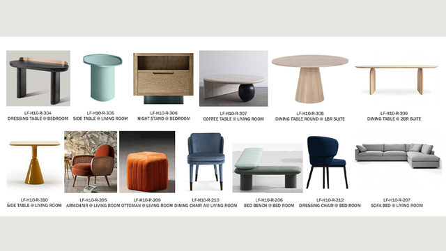 guestroom ff&e selection