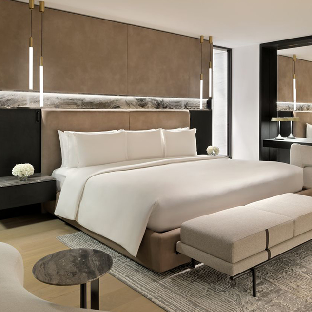 Hospitality Guestroom Loose Furniture Hotel Room Queen/King Size Bed