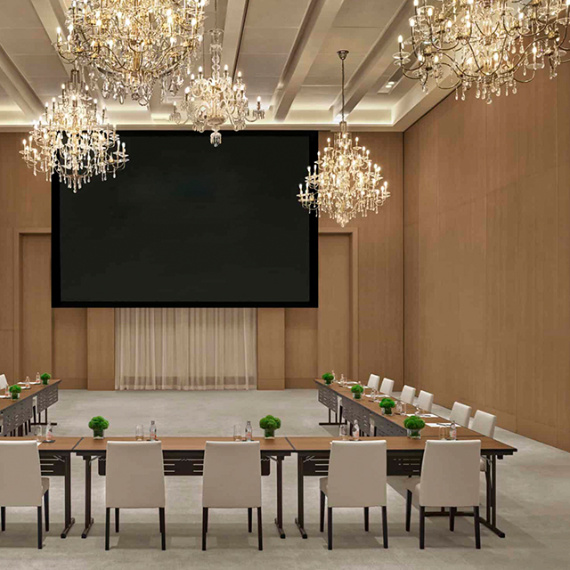 Foshan Factory Direct Background Interior Decoration Wood Hotel Wall Panels