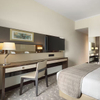 Wooden Hotel Bed and Desk for Commercial Suites