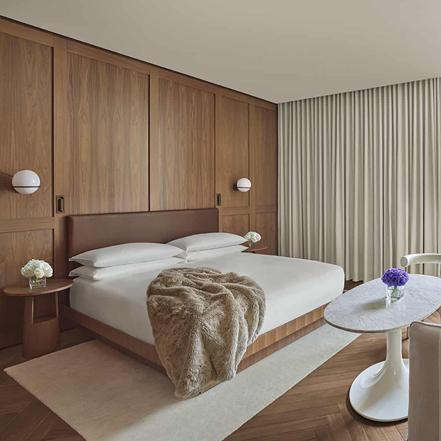 China Factory Customized Hotel Room Suite Furniture Bed