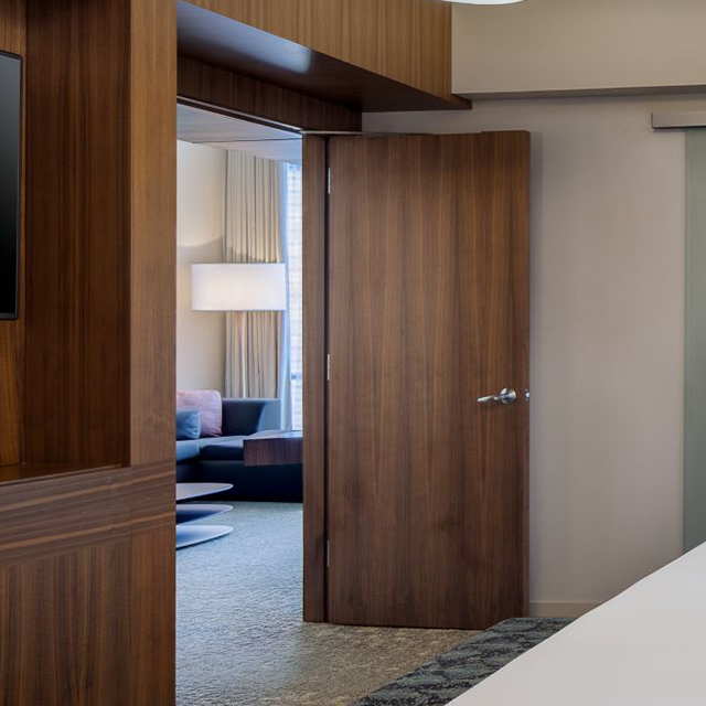 Rockwell Group Interior Design Furniture Five-Star Hotel Door for Guest Room