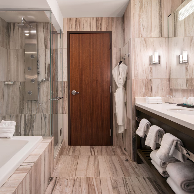 Fixed Furniture Hotel Wooden Door FF&E for Hospitality