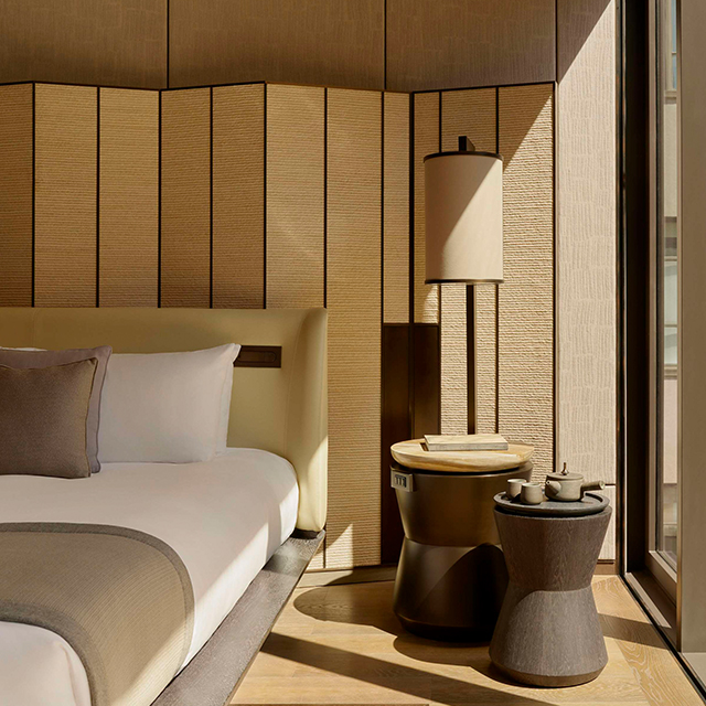 Newest Design Aman Hotel Nightstand Bedside Table