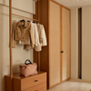 Apartment Hotel Bedroom Furniture Eco-Friendly Wooden Cabinet Storage Wardrobe Closet