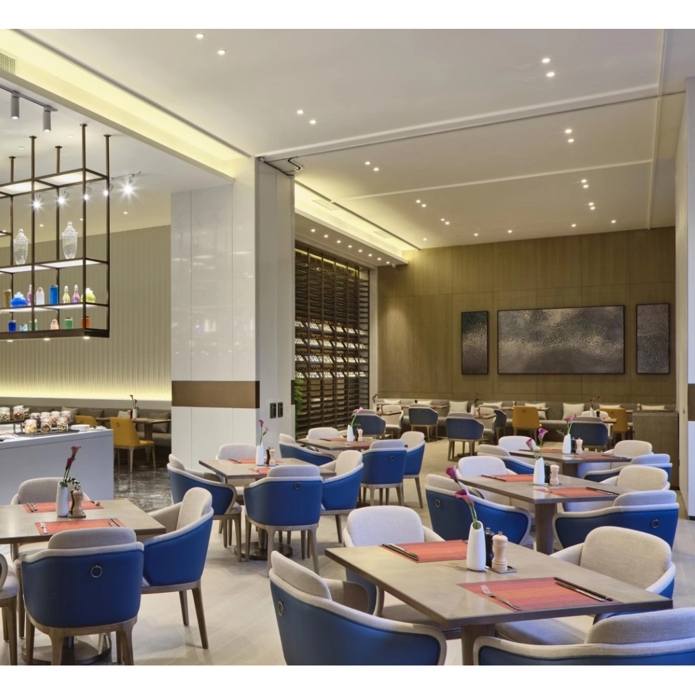  Interior Design Commercial Hospitality Hotel Dining Table And Chair Furniture Set Restaurant Furniture