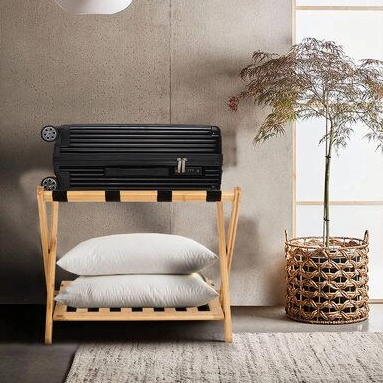 Commercial Hotel Guest Room Save Space Folding Luggage Rack for Hotel Bedroom