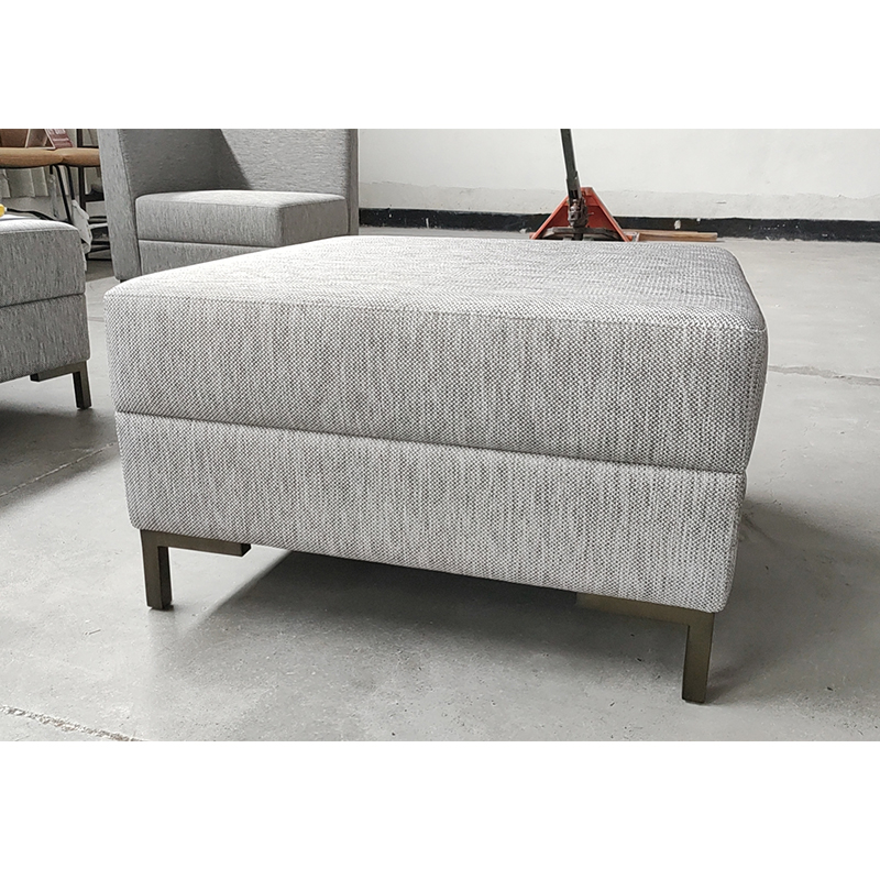 Square Hotel Ottoman for Guest Room Seating