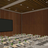 Foshan Factory Direct Background Interior Decoration Wood Hotel Wall Panels