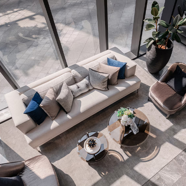 Minimalist Style Lounge Waiting Reception Couch for Hotel Lobby