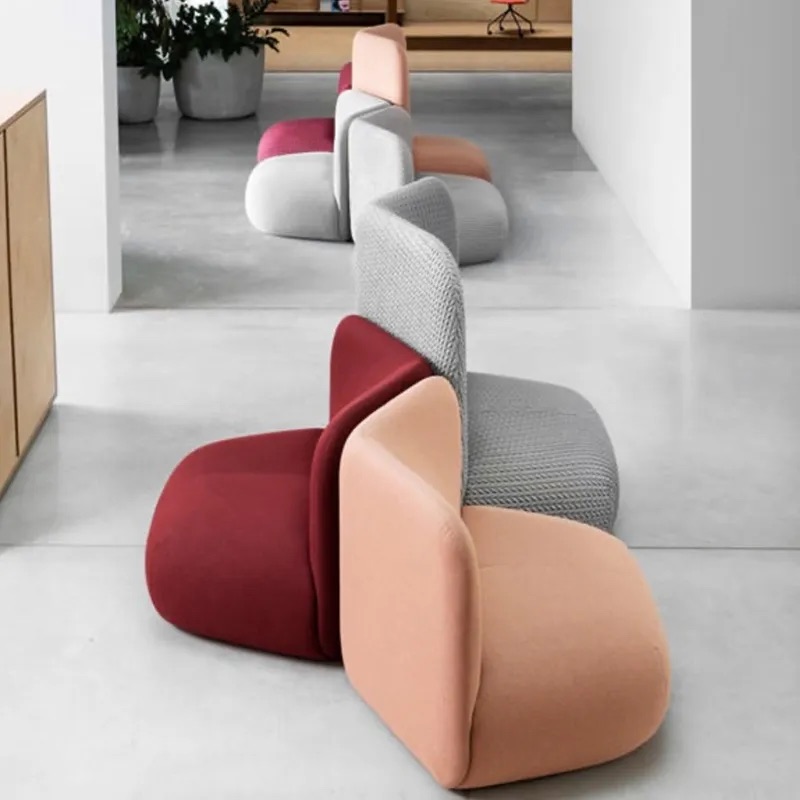 Modern Design Loose Furniture Office Building Reception Waiting Sofa