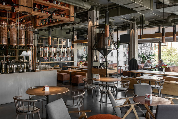 modern cafe