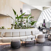Commercial 5 Star Hotel Furniture Leisure Sofa Chair Lounge Hotel Lobby Area Public Furniture