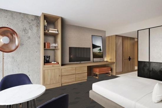 Formula Blue Holiday Inn Express Hotel Bedroom Furniture Design