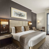 Wooden Hotel Bed and Desk for Commercial Suites