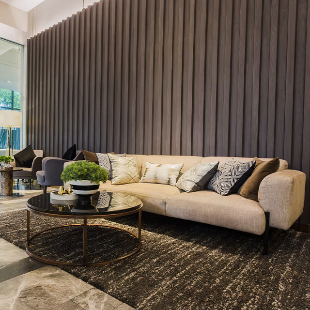 Minimalist Style Lounge Waiting Reception Couch for Hotel Lobby