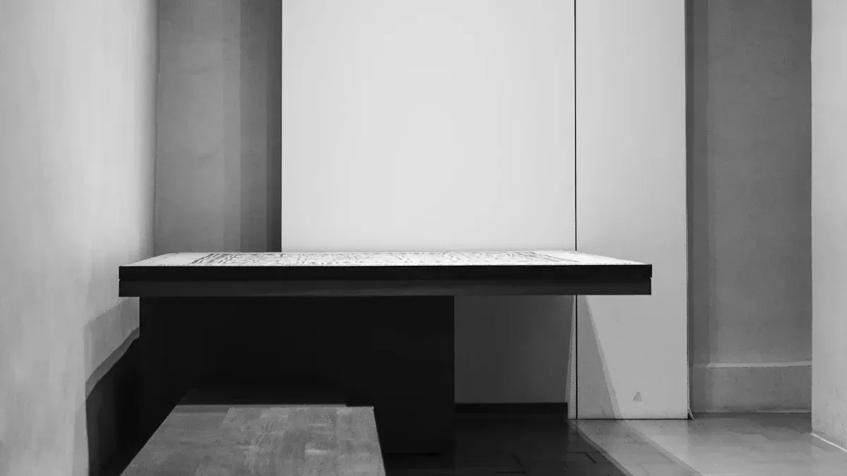 Brutalism in furniture stands out from modern styles