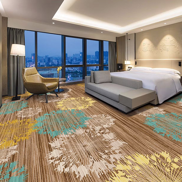 Lobby Bedroom Area Commercial Luxury 5 Star Hotel Carpet