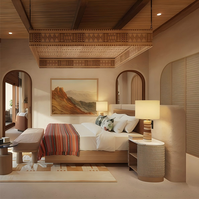 Arabian Six Senses Luxury Bedside Table Cabinet