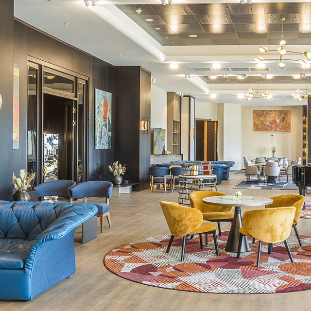 5 Star Hospitality Hilton Hotel Lobby Furniture