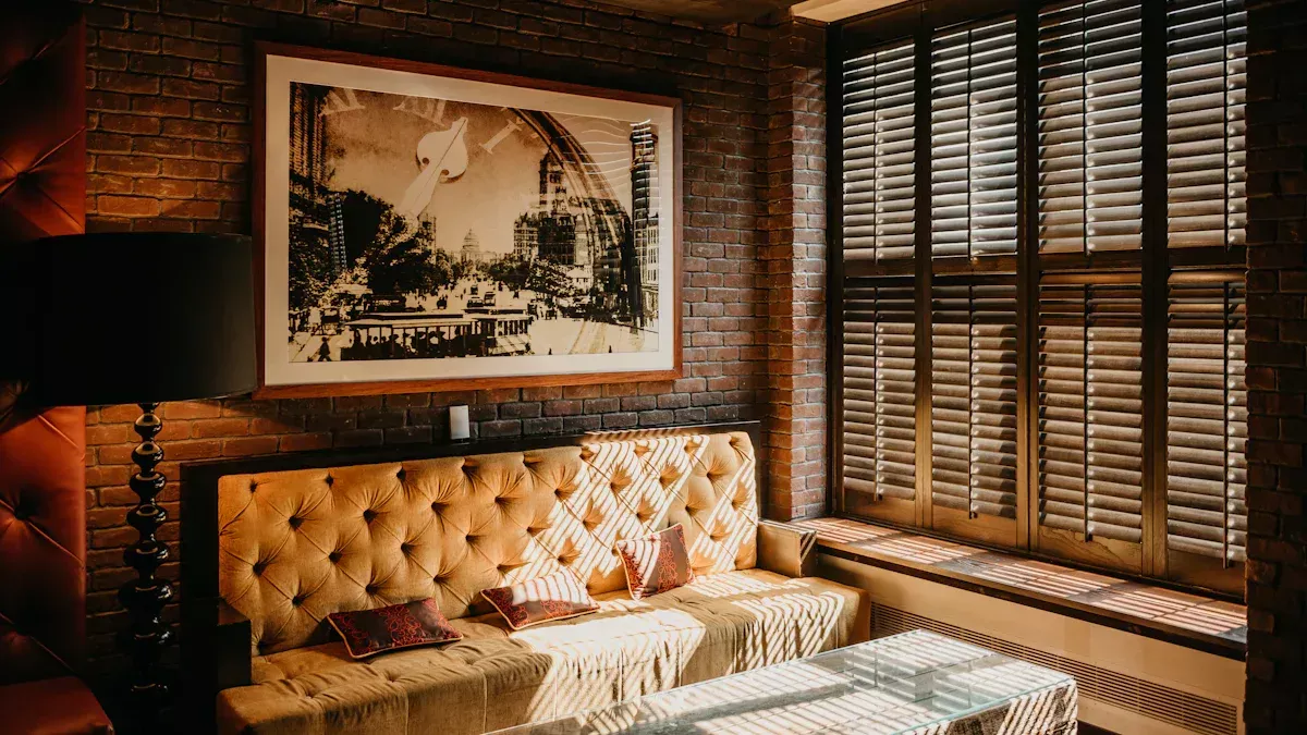 Chenille upholstery fabric makes hotel spaces cozy