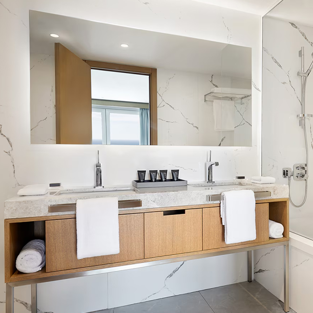 Pengilang harga kompetitif Kabinet Kabinet Hotel Barthroom Perabot