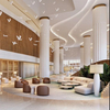 Commercial 5 Star Hotel Furniture Leisure Sofa Chair Lounge Hotel Lobby Area Public Furniture