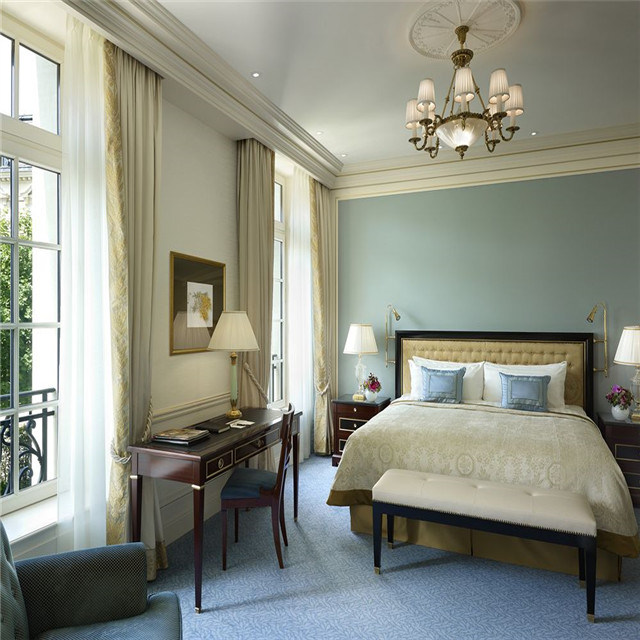 Luxury Inn Project Furniture Bed Wardrobe Hotel Bedroom Furniture Sets