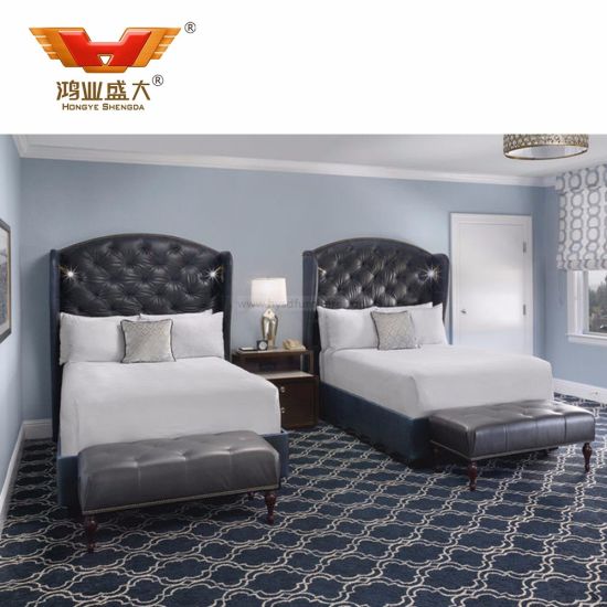 Customized Commercial 3 Star Hotel Furniture Bedroom Set