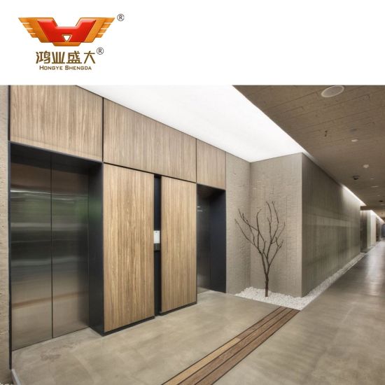 Customized Hotel MDF Wood Grain Wall Panel