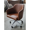 Guestroom Swivel Leather Desk Chair for Modern Hotel