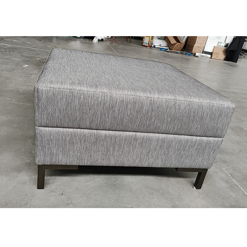 Square Hotel Ottoman for Guest Room Seating