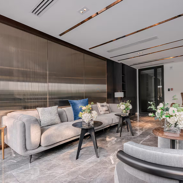 Minimalist Style Lounge Waiting Reception Couch for Hotel Lobby