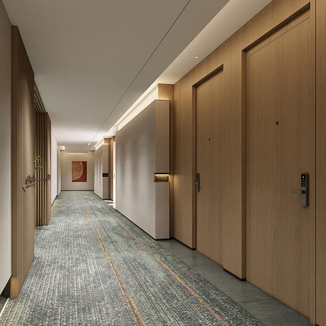 JW Marriott FF&E Furniture Wooden Hotel Door for Guest Room Suite