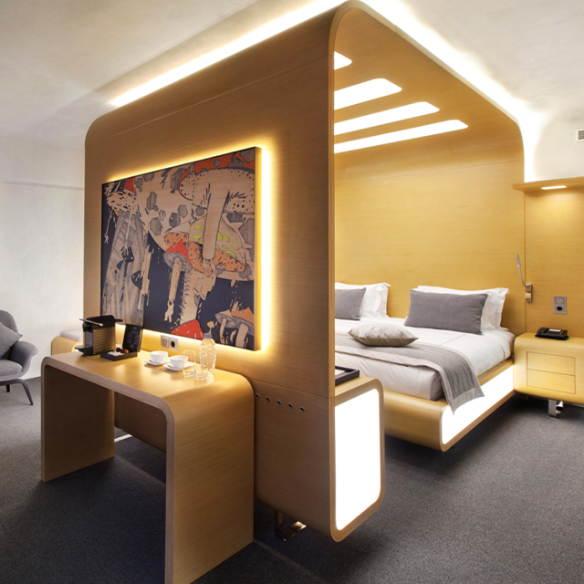 Hotel Artwork Decorative Luxury Wall Art for Hospitality Bedroom