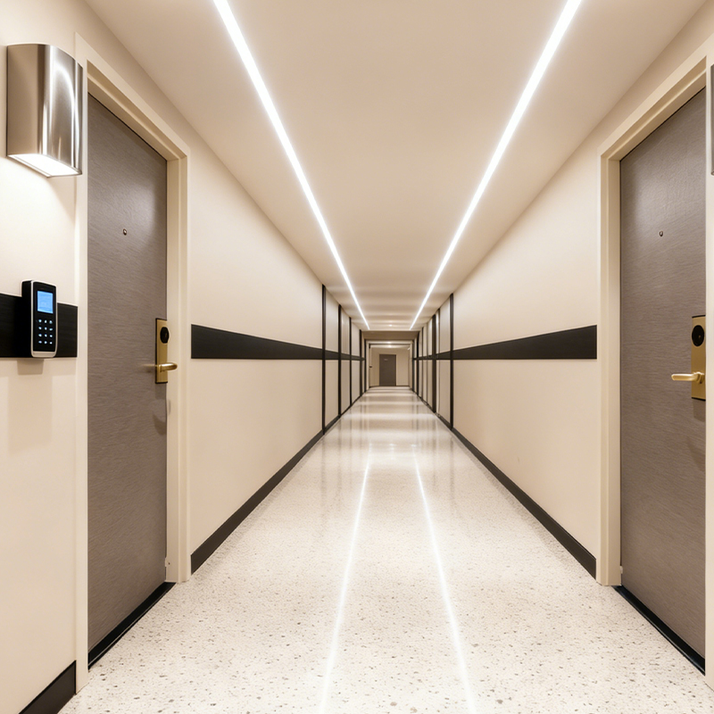 Hotel Door Security Wooden Door for Holiday Inn Hotel 