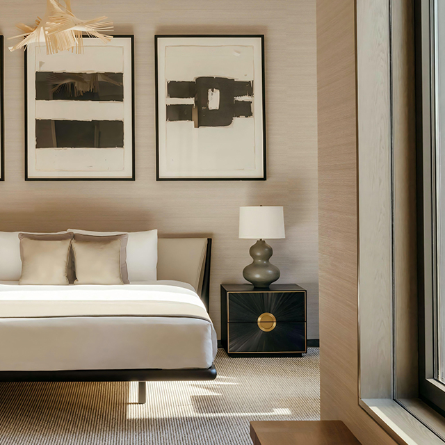 Newest Design Aman Hotel Nightstand Bedside Table