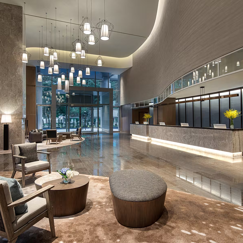 Reception Furniture Waiting Center Sofa Set for 5 Star Hotel