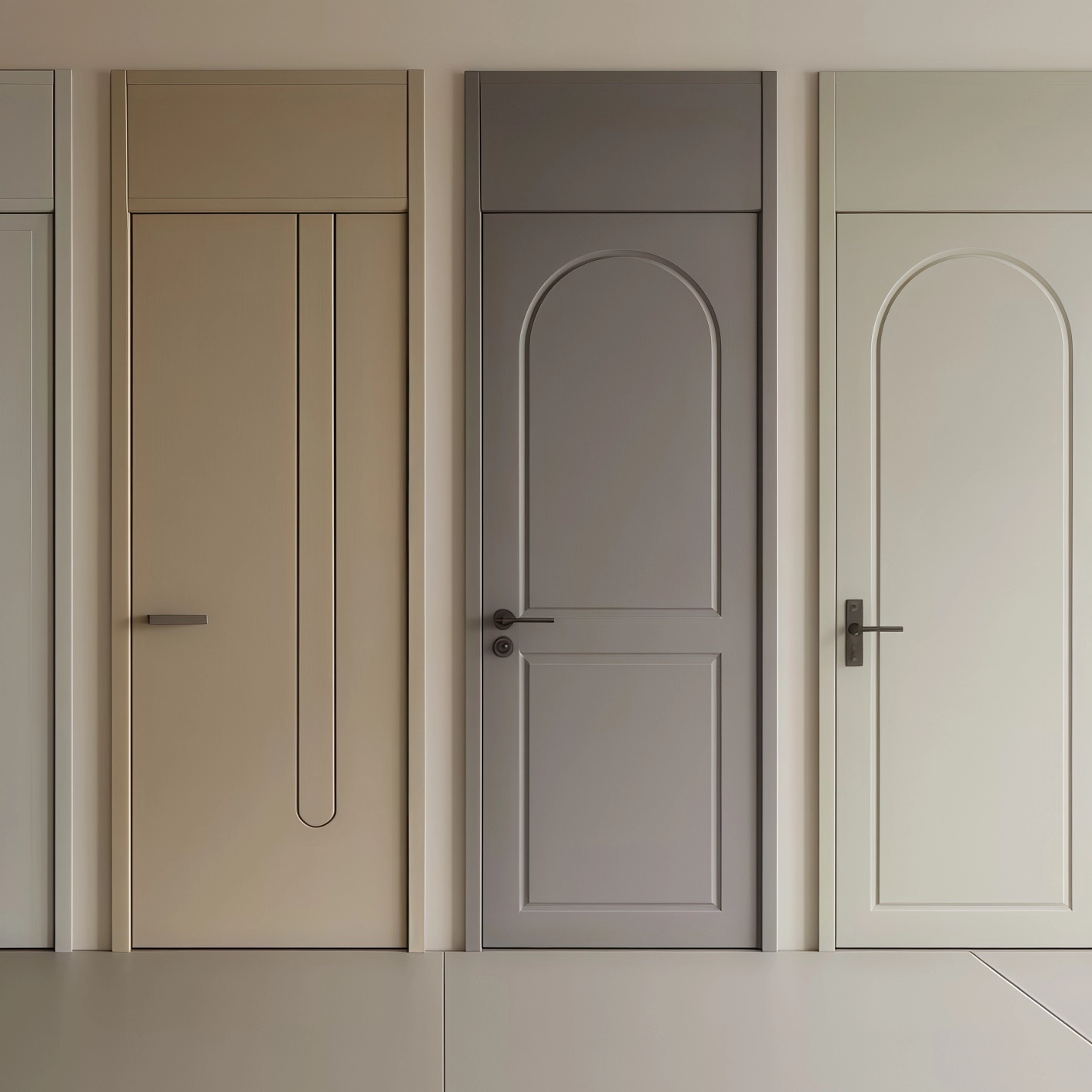 Customized Security Door Interior Soundproof Fireproof Wooden Door for Villa Apartment Hotel Office School